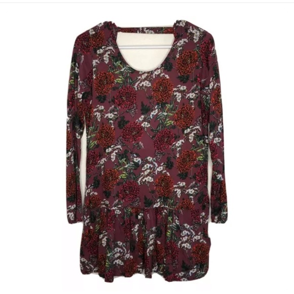 Beach Riot x Revolve Floral Open Low Back Dress/ cover up Tunic Pool travel R1 - Picture 1 of 3